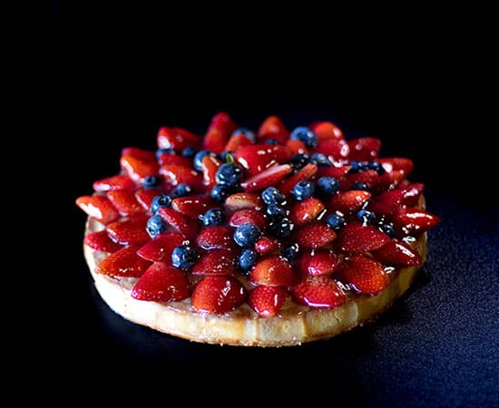 Strawberry Flan