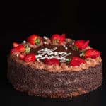 Chocolate Decorated Sponge Cake - Image 3