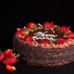 Chocolate Decorated Sponge Cake - Image 2